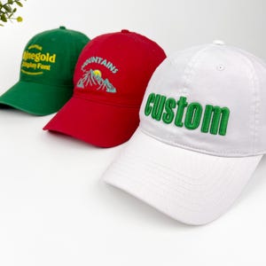 Gorra con texto personalizado, gorra con letras en relieve, gorra de papá personalizada, gorra de béisbol con logotipo bordado, regalo de despedida de soltero, gorra de béisbol unisex, gorra de hermandad