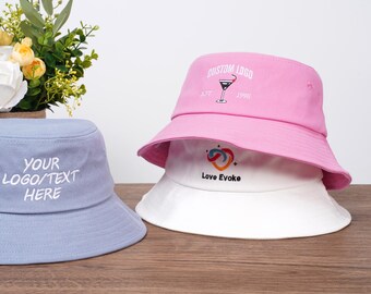 Custom Logo Embroidered Bucket Hat Wholesale, Personalized  display picture 1
