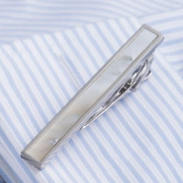 Mother Pearl Tie Clip Luxury Men Necktie Tie Bar Designed