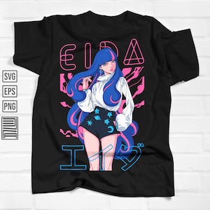 Anime Vector, Anime SVG, Ready for Print, Cricut, Sublimation and DTF transfer, svg, eps, png