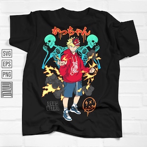 Anime Vector, Anime SVG, Ready for Print, Cricut, Sublimation and DTF transfer, svg, eps, png