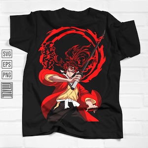 Anime Vector, Anime SVG, Ready for Print, Cricut, Sublimation and DTF transfer, svg, eps, png