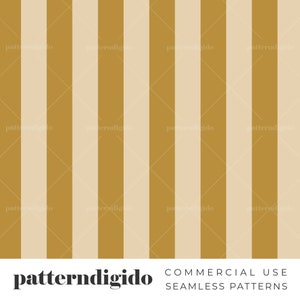 May include: A seamless pattern with vertical stripes in gold and cream colors. The pattern is perfect for use in commercial projects.