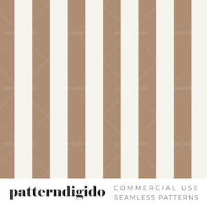 Puede incluir: Un patrón sin costuras con rayas verticales alternas de marrón y blanco.