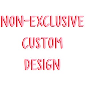 Non-Exclusive Custom Seamless Pattern Design