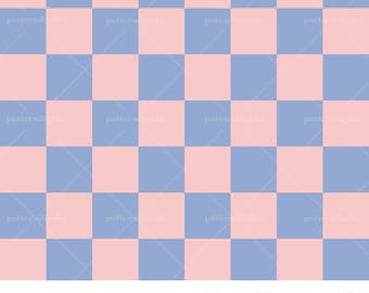May include: A seamless pattern with alternating squares of light blue and pale pink.