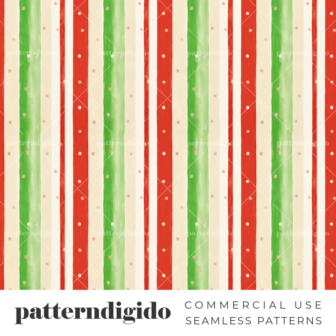 LAST ONES Christmas Striped Background Seamless