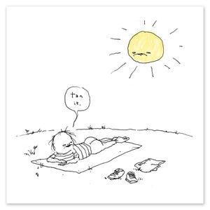 Tan It Authentic Josh Mecouch Pants Art Print Signed