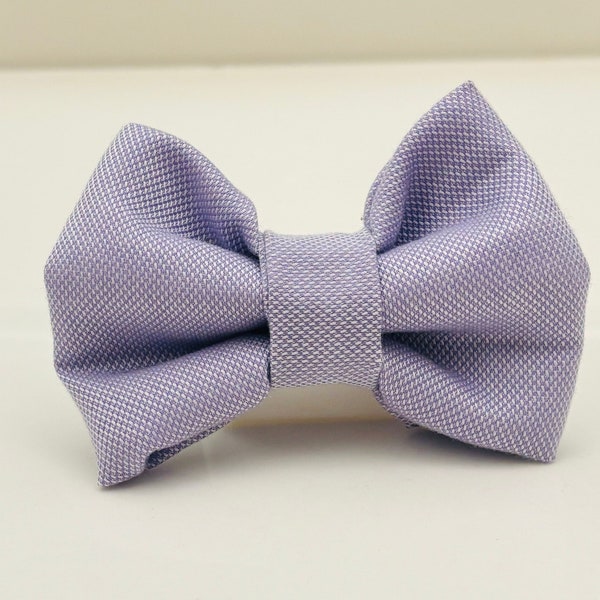 Upcycled Purple Dog Bow tie (pet bow tie)