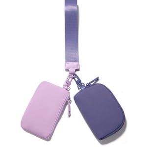 Cartera de pulsera, billetera con dos bolsillos y correa para la muñeca, llavero, llavero de pulsera, pulsera de café, cordón, tarjetero, pulsera personalizada