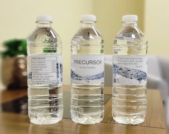 Water Bottle Label – JW Pioneer Gift – Spanish Printable – 2×8.3 in – Instant Download
