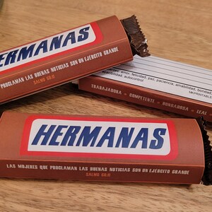 JW Regalo para Hermanas - Precursores - Ancianos JW Pioneer Gift - Chocolate Wrapper image 3