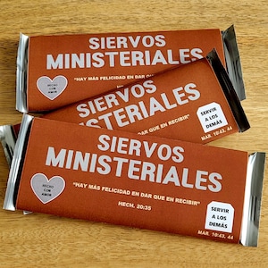 JW Regalo para Siervos Ministeriales - JW Ministerial Servants Gift - Envoltorio de chocolate