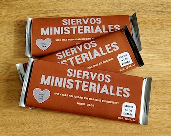 JW Regalo para Siervos Ministeriales - JW Ministerial Servants Gift - Chocolate Wrapper
