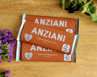 ITALIAN JW Elder Gift - ANZIANI - Chocolate Wrapper