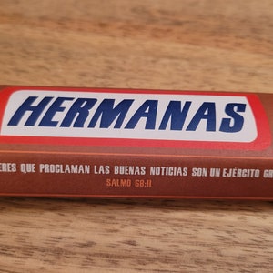 JW Regalo para Hermanas - Precursores - Ancianos JW Pioneer Gift - Chocolate Wrapper image 7