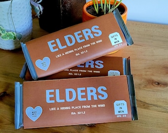 JW Pioneer Elder Gift - Chocolate Wrapper