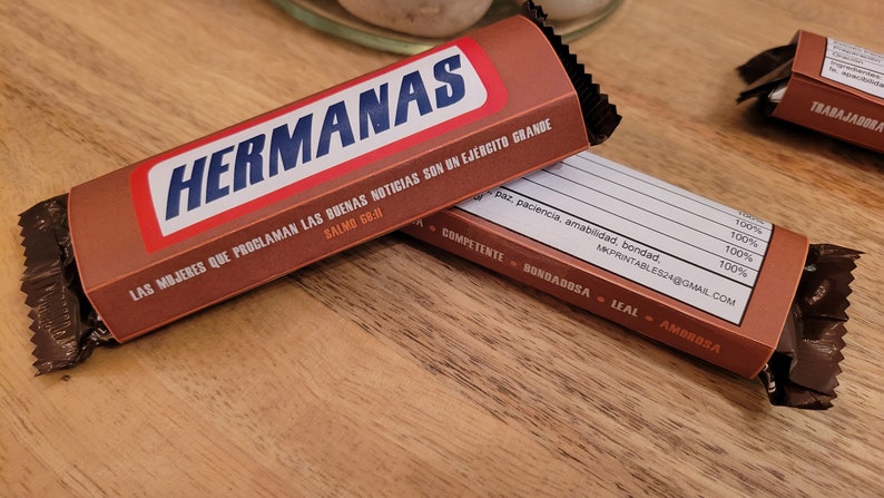 JW Regalo para Hermanas - Precursores - Ancianos JW Pioneer Gift - Chocolate Wrapper image 5