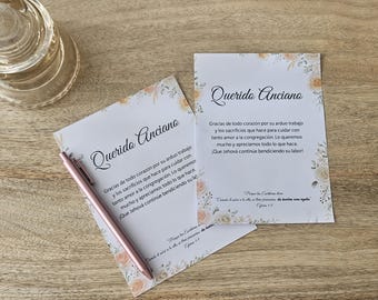 JW Elder Appreciation Card Spanish: Printable Gift (PDF)