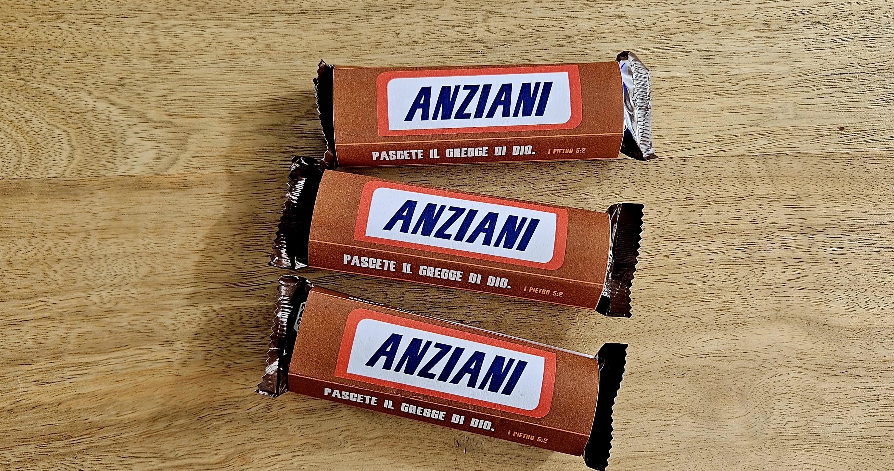 ITALIAN JW Elder Gift - Chocolate Wrapper
