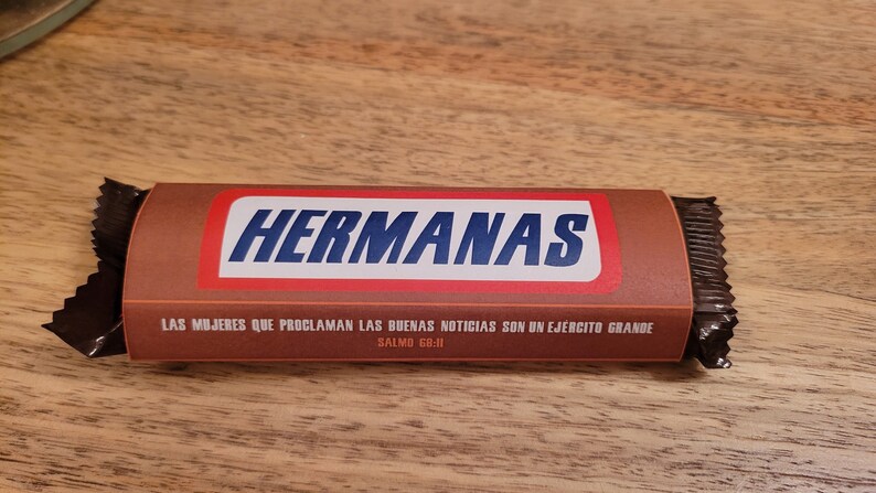 JW Regalo para Hermanas - Precursores - Ancianos JW Pioneer Gift - Chocolate Wrapper image 6