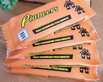 JW Pioneer Gift - Chocolate Bar Wrapper