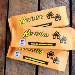 PORTUGUESE JW Pioneer Gift - Chocolate Wrapper