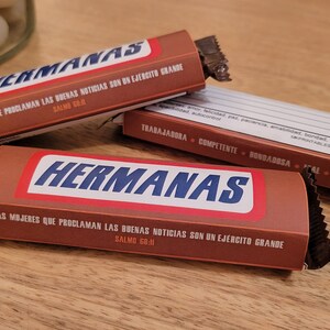 JW Regalo para Hermanas - Precursores - Ancianos JW Pioneer Gift - Chocolate Wrapper image 4