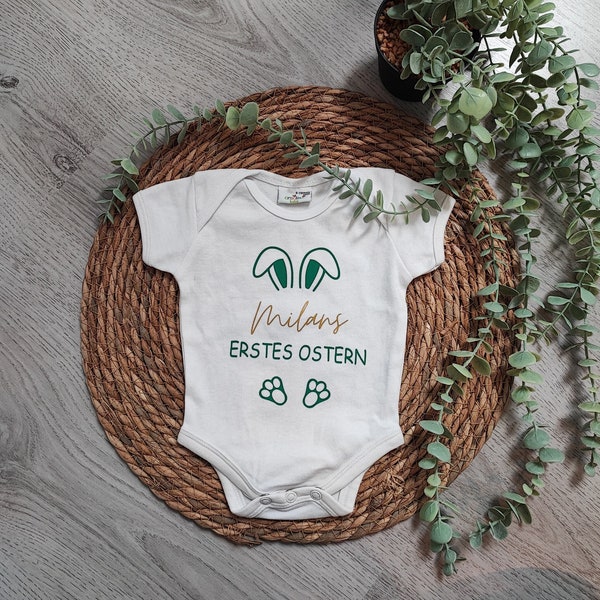 Baby Body Easter My first Easter body with name | Baby outfit | Personalized Easter outfit