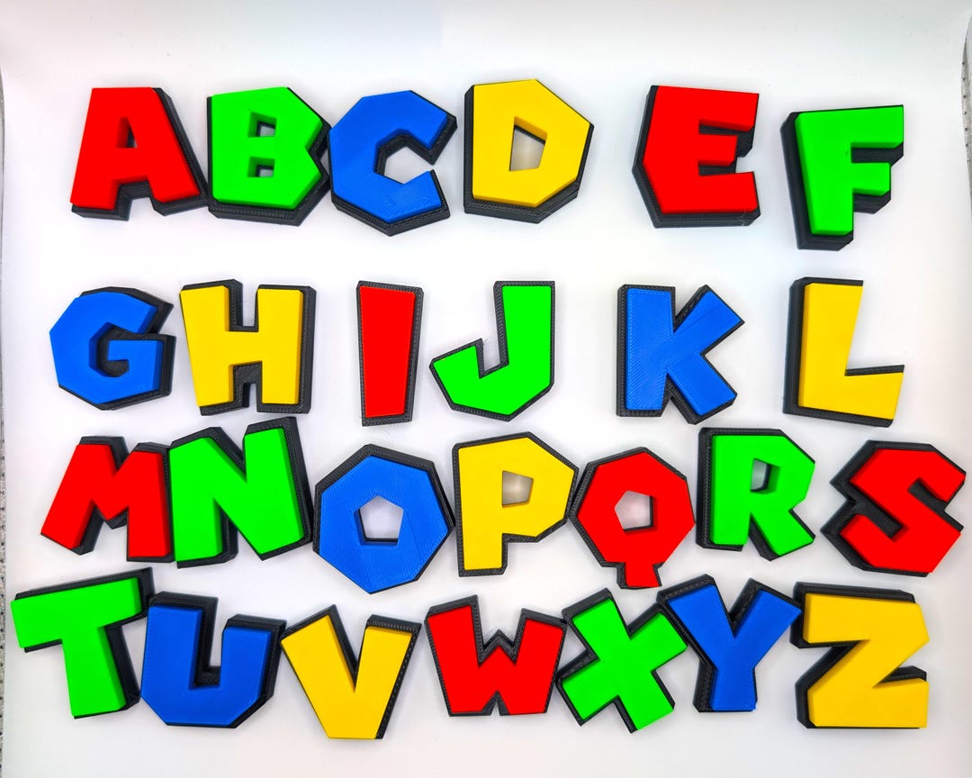 SNES Style Magnetic Letters A-Z – Retro Gamer Decor - Etsy Australia