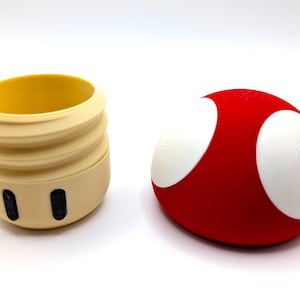 Super Mushroom Screw Top Containers
