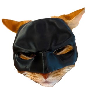 Bat-Cat 3D Printed Cat Mask - Unleash Your Inner Feline Vigilante!