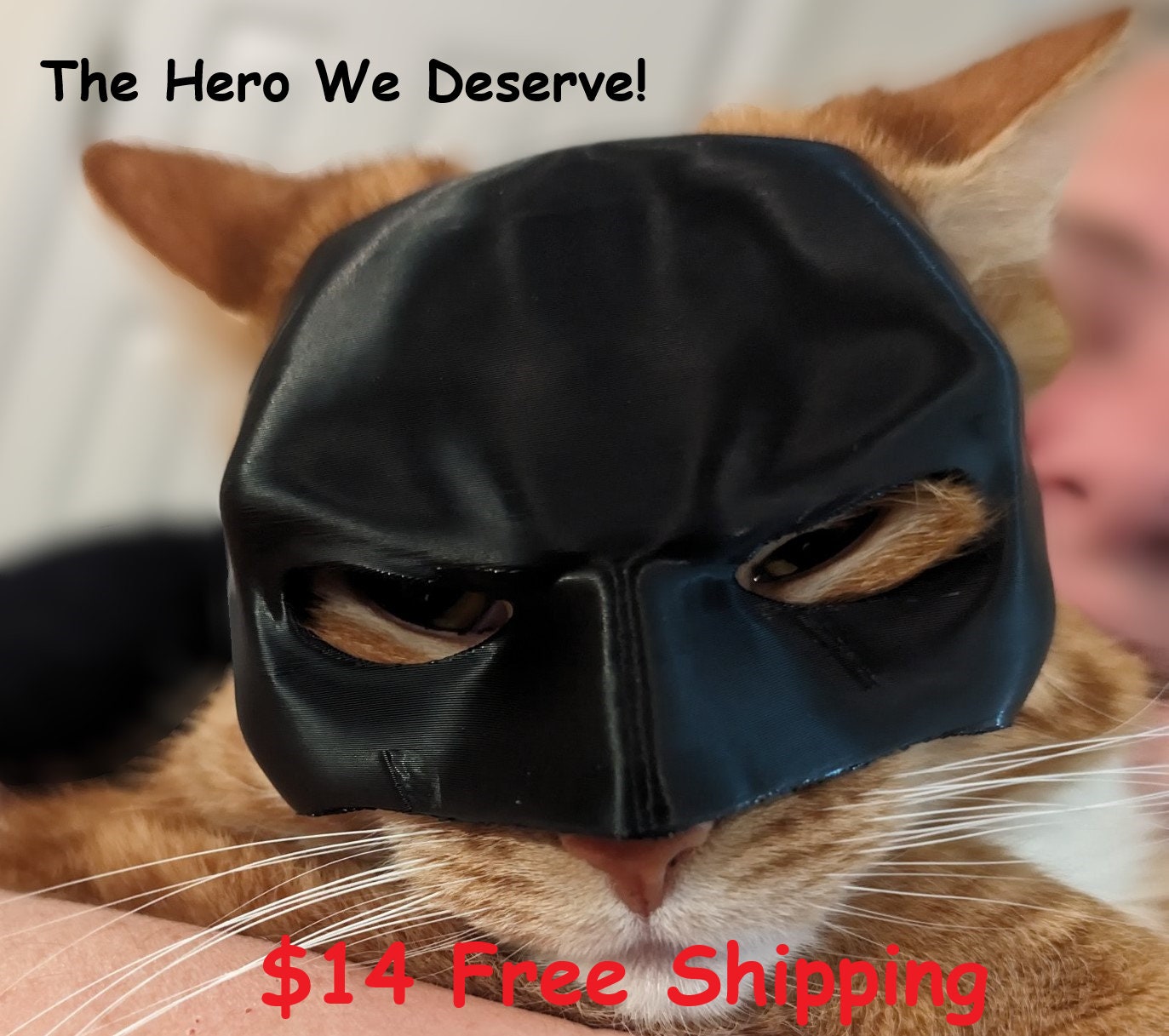 Batman: 3D Printed Cat Mask Unleash Your Inner Feline Vigilante - Etsy