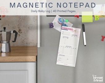 Baby Daily Log | Magnetic Fridge Notepad
