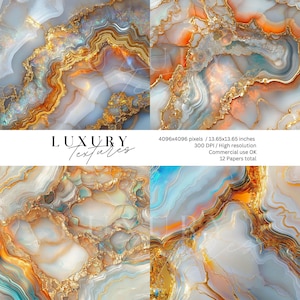 Papier holographique, cristaux de roche, irisé, brillant, argent, diamants, quartz glacé, orange gris argenté, toile de fond texturée, utilisation commerciale