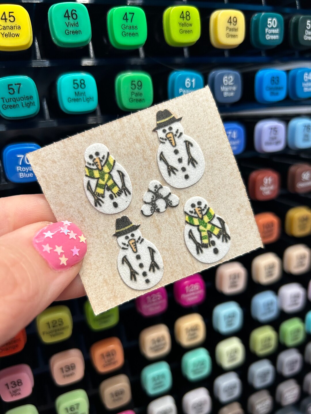 Vintage Fuzzy Flocked Stickers Snowman - Etsy