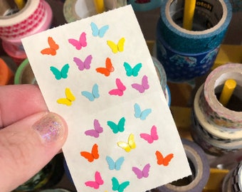 Vintage Mrs. Grossman's Stickers Micro Butterflies