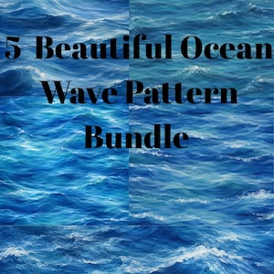 5 Ocean Wave Patterns Bundle