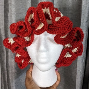 Ruffle Hat in Sorority Colors (or Any 2-3 Colors) - Etsy
