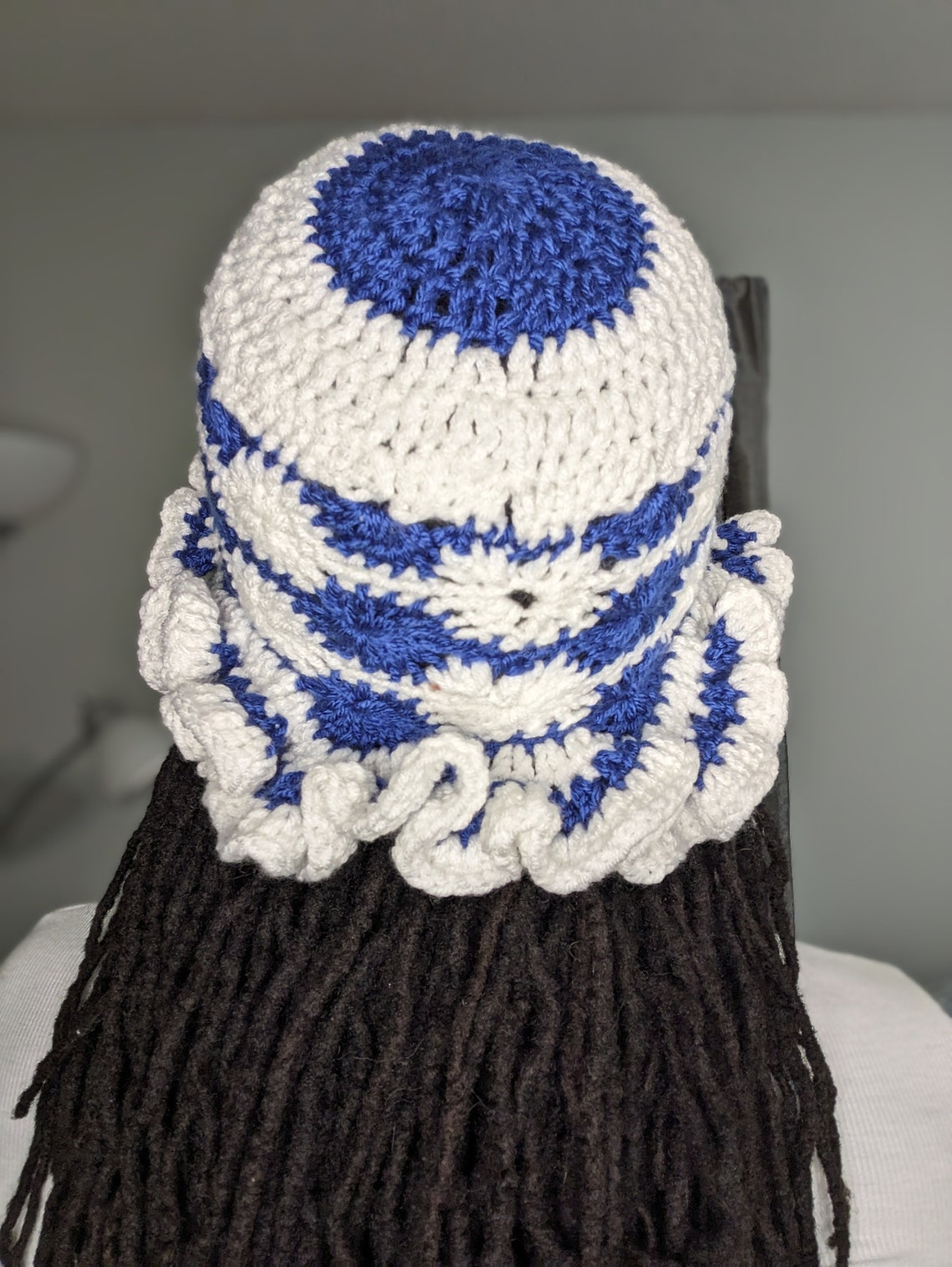 Ruffle Hat in Sorority Colors or Any 2-3 Colors - Etsy