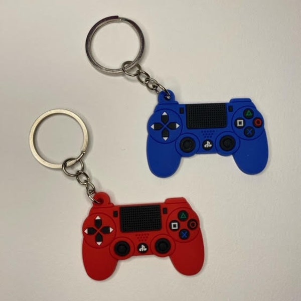 PlayStation controller keychain, gaming accessories, gift for gamers, ps4 controller.