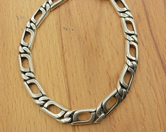 Figaro Bracelet For Him, 925 Sterling Silver Mens Bracelet, Viking Chain Bracelet, Figaro Chain For Men, Bestfriend Gift, Gift For Husband