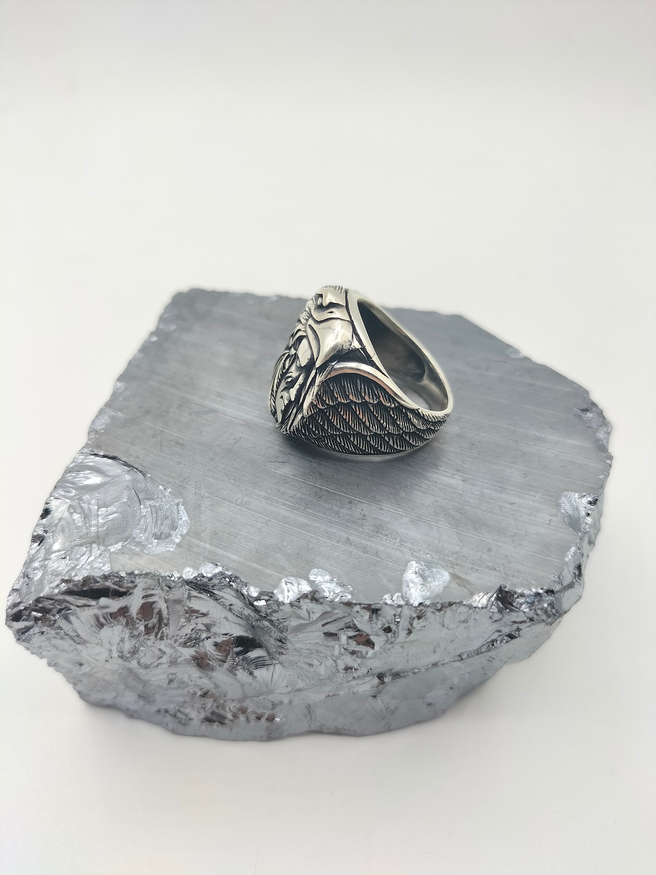 925 Sterling Silver Men's Ring,indian Silver Ring, Handmade Men's Ring ...