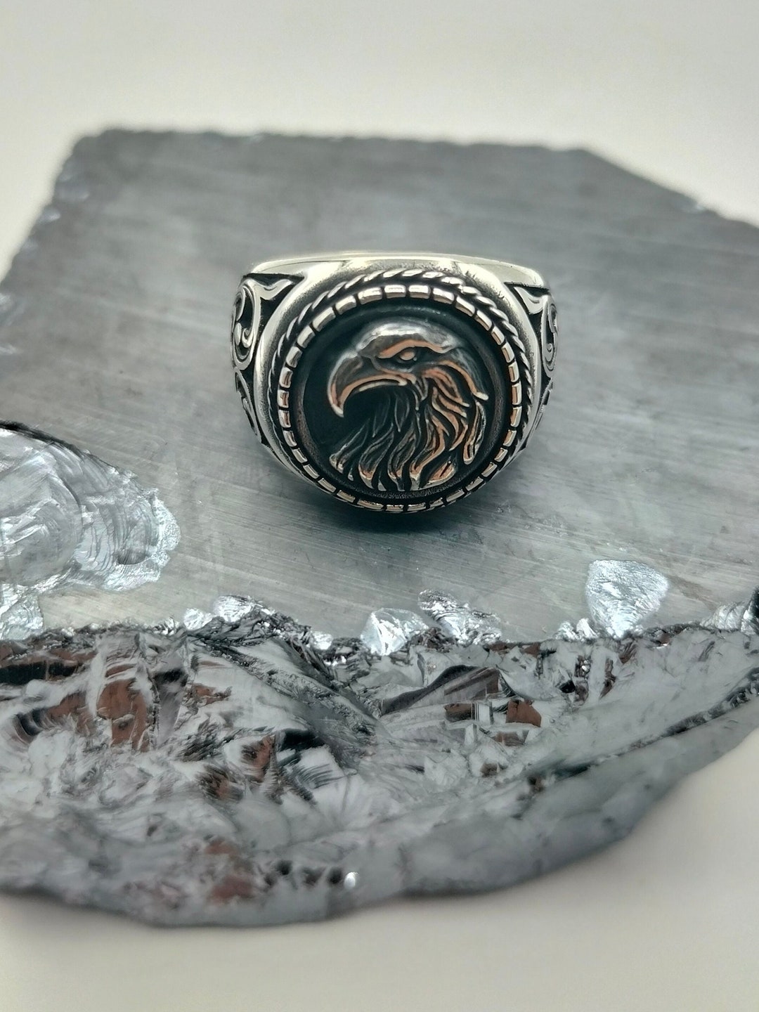925 Sterling Silver Men's Ring, Men's Handmade Ring, Personalized ...