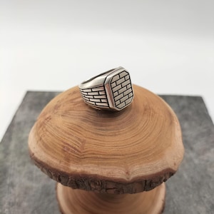 925 Sterling Silver Men&#39;s Ring,Unisex Silver Ring, Handmade Men&#39;s Ring, Personalized Silver Ring, Gift For Husband, Elegant Silver Ring