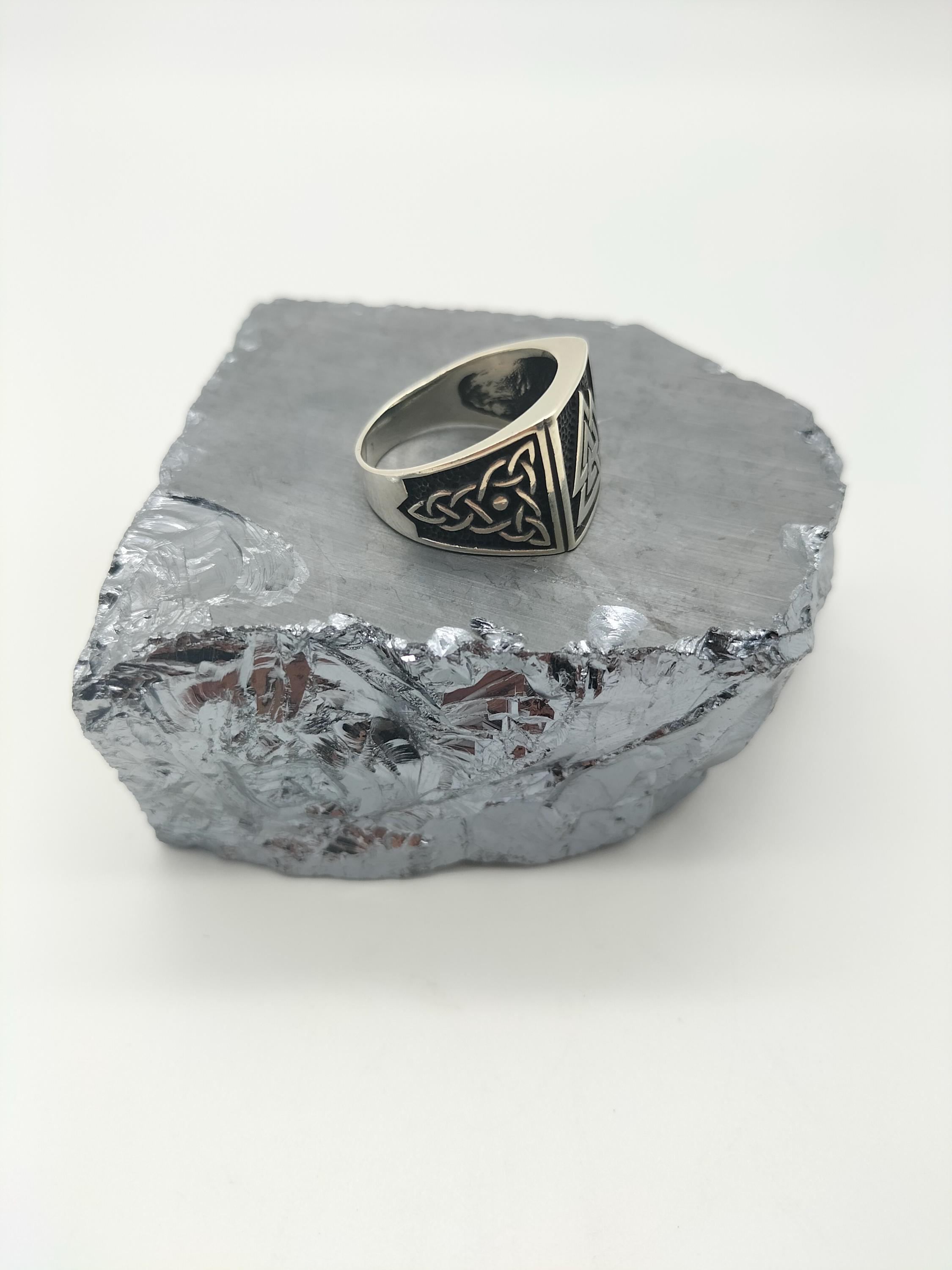 Viking Silver Men's Ring, 925 Sterling Silver Viking Ring, Gift for ...