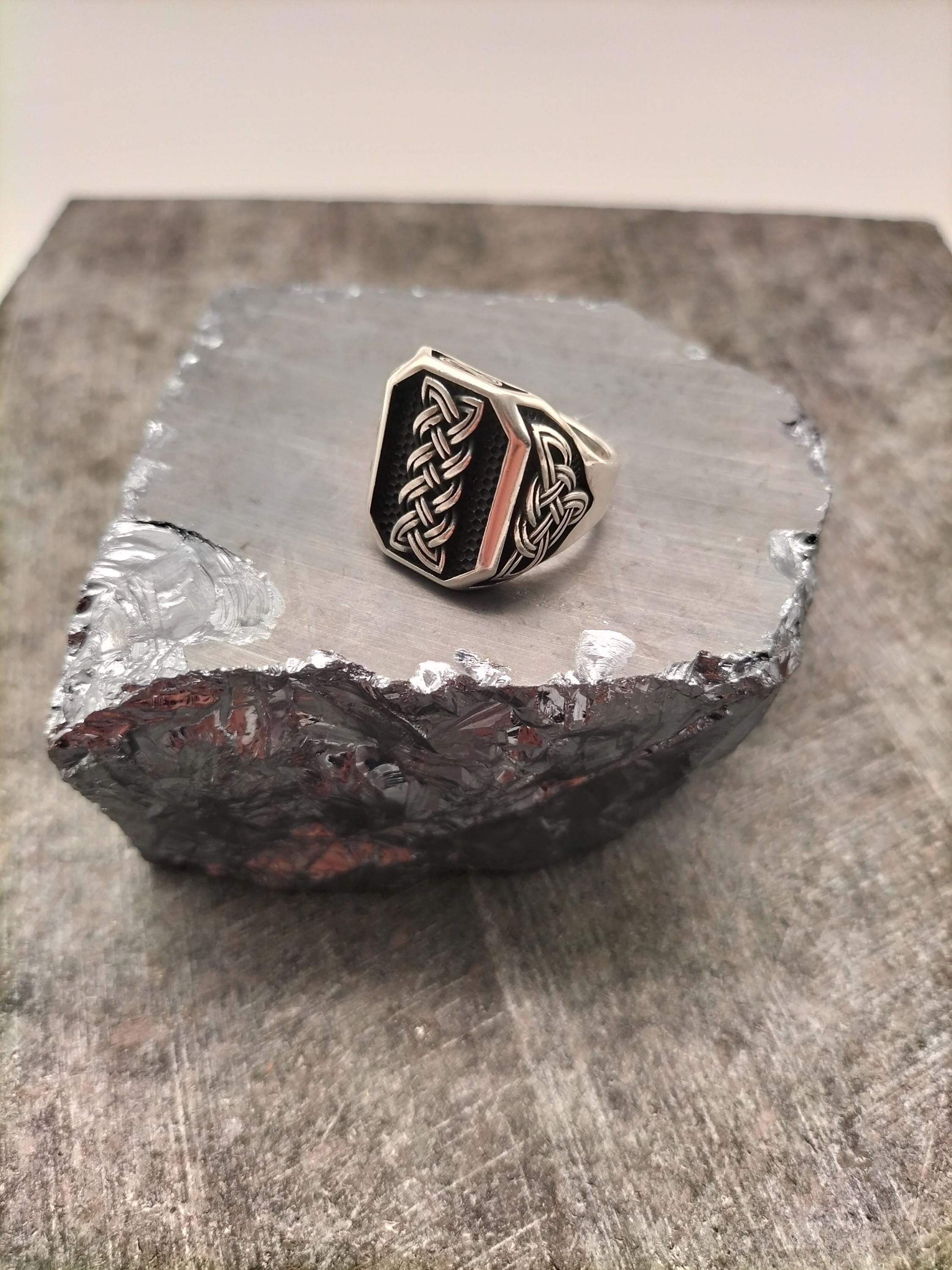 925 Sterling Silver Men's Ring, Men's Handmade Ring, Personalized ...