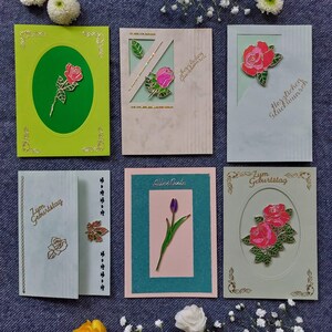 Grußkarten Handmade für verschieden Anlässe