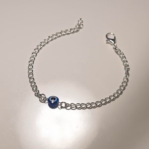 Evil Eye Protection Bracelet, Adjustable Bracelet, Handmade Bracelet, Elegant Minimalistic Bracelet image 3