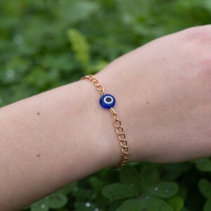 Evil Eye Protection Bracelet, Adjustable Bracelet, Handmade Bracelet, Elegant Minimalistic Bracelet image 5